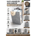 Hili Katlanabilir Asılabilir Kirli Çamaşır Sepeti